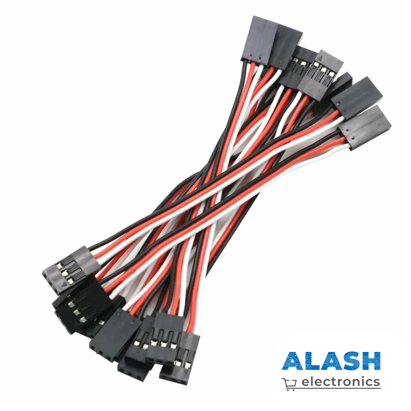 30-жильный удлинительный кабель 150 мм для моделей самолётов — совместим с разъёмами Futaba/JR (папа + мама)