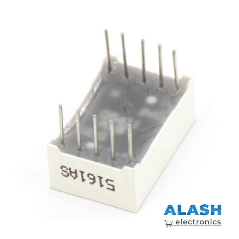 7-сегментный LED индикатор (0.56″, Красный, Общий катод)