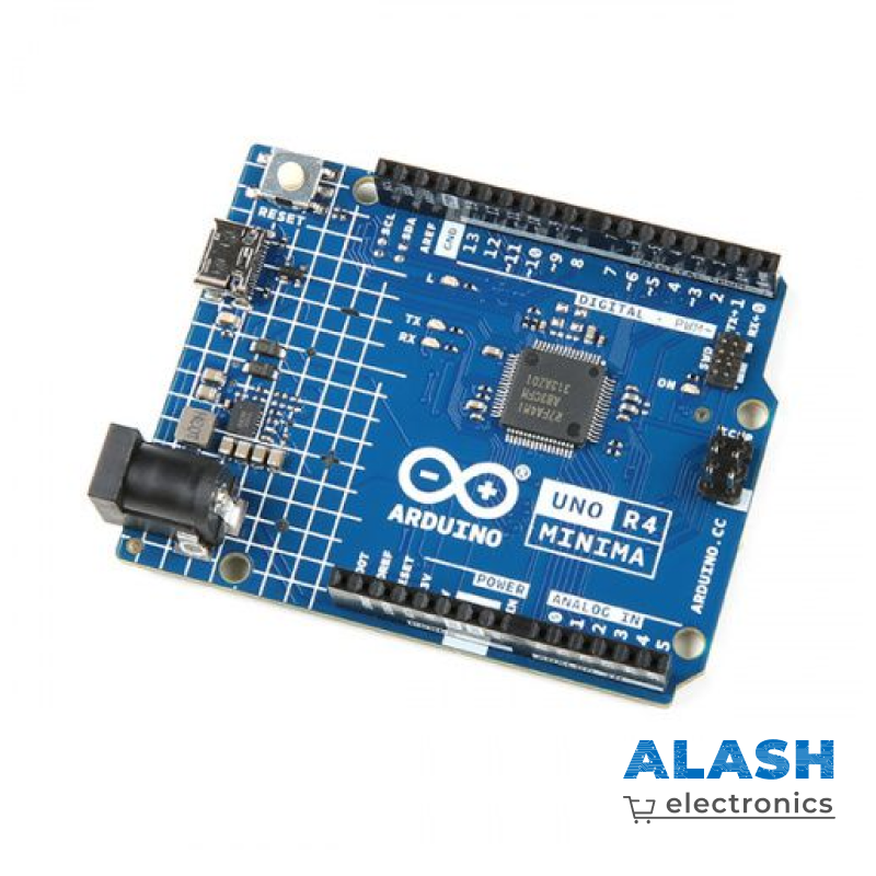 Arduino UNO R4 Minima — обновлённая версия Arduino UNO с микроконтроллером Renesas RA4M1, 32-бит ARM Cortex-M4