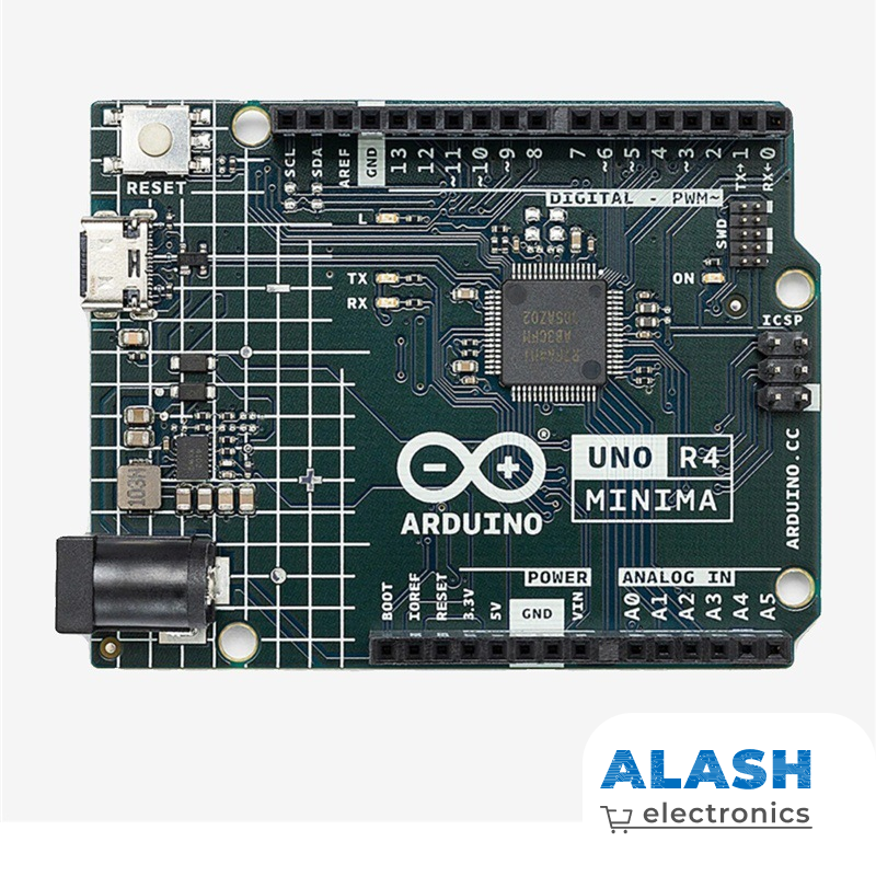 Arduino UNO R4 Minima (оригинал) — микроконтроллерная плата на базе Renesas RA4M1, 48 МГц, 32-бит