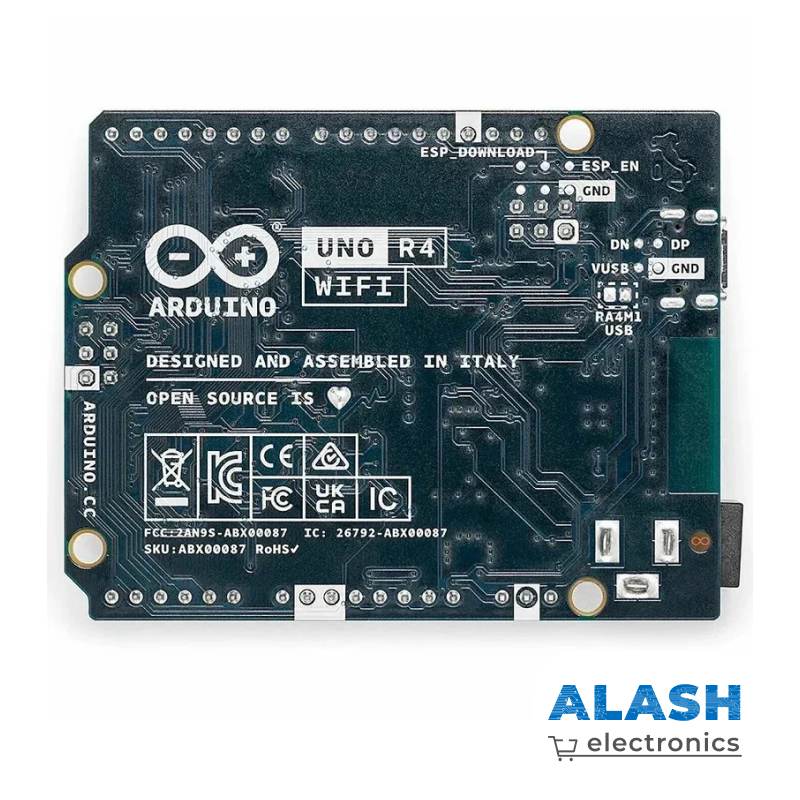 Arduino UNO R4 WiFi (оригинал) — микроконтроллерная плата с Wi-Fi ESP32-S3, 48 МГц, 32-бит