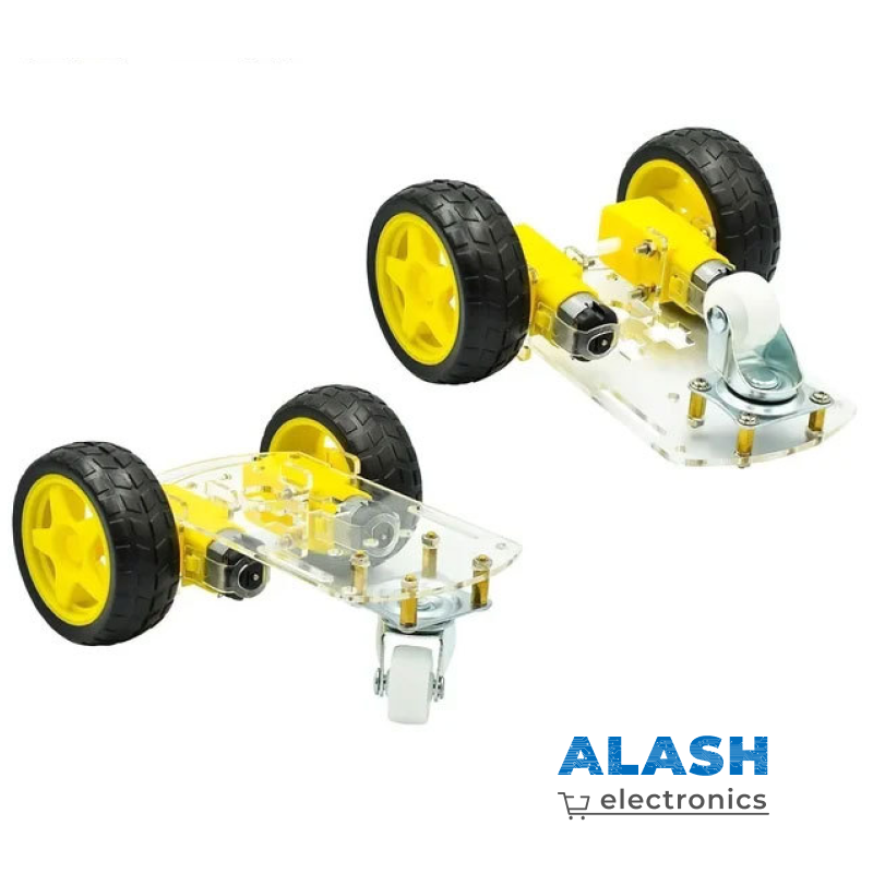 Набор для сборки робота-автомобиля 2WD (узкая платформа без батарейного отсека)