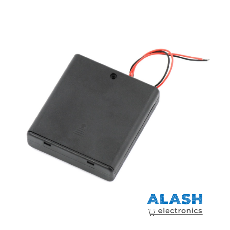 Батарейный отсек 4xAA с крышкой и выключателем