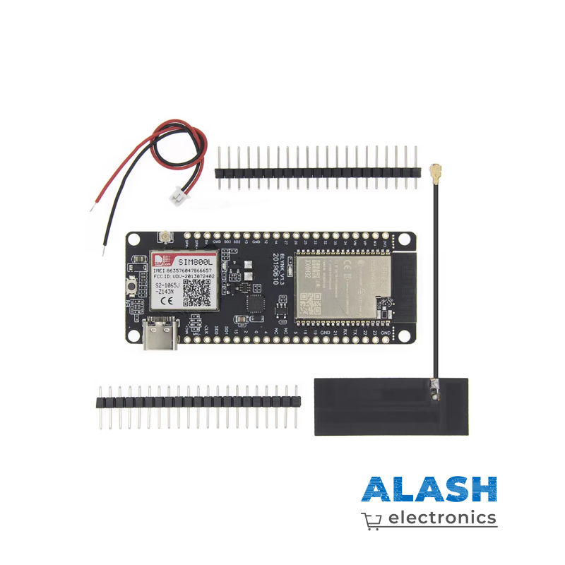 Беспроводной модуль TTGO T-Call PMU ESP32 с SIM-антенной и SIM-картой SIM800L