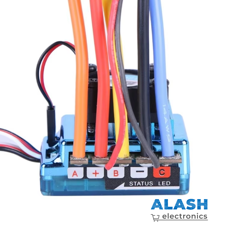 Бесщеточный регулятор скорости с датчиком для 1/8 1/10 RC 120А