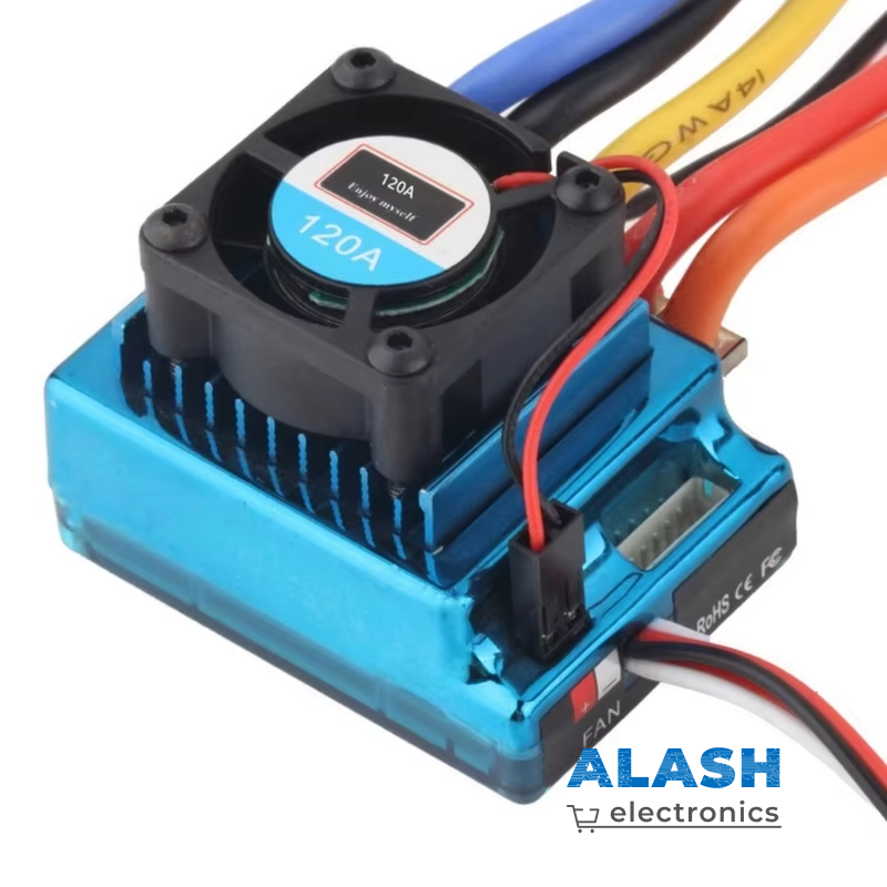 Бесщеточный регулятор скорости с датчиком для 1/8 1/10 RC 120А