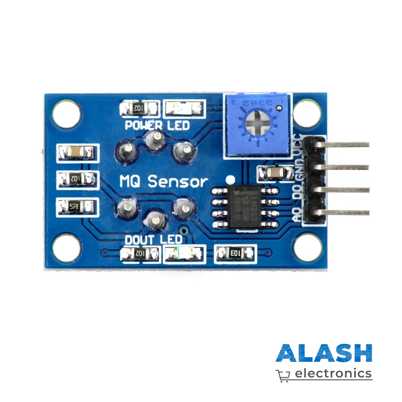 Датчик газа MQ-9 (угарный газ, углеводородные газы)