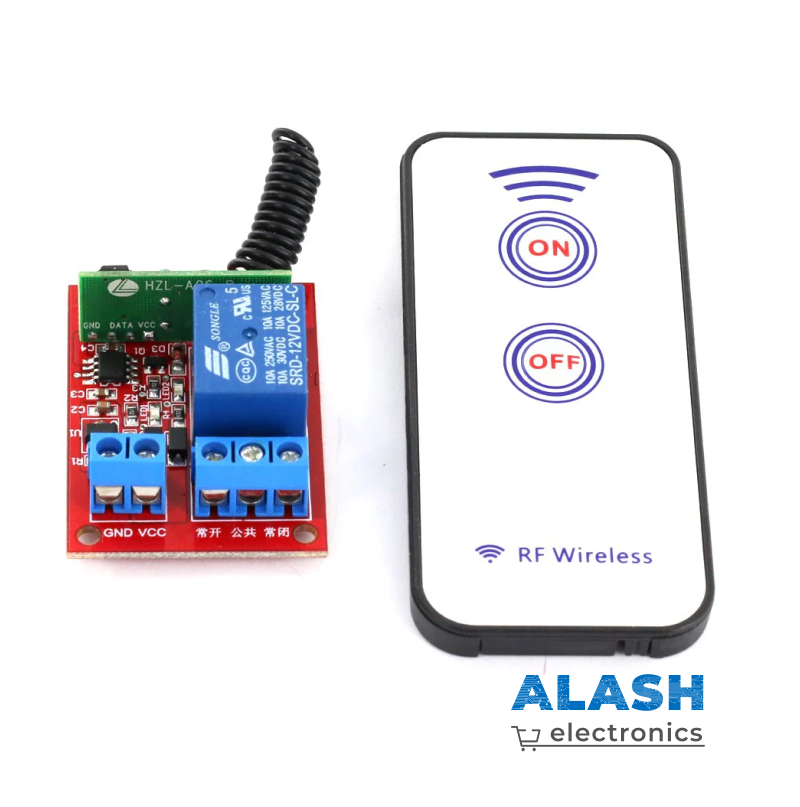 DC 12V 1-канальный RF Беспроводной релейный модуль с дистанционным управлением