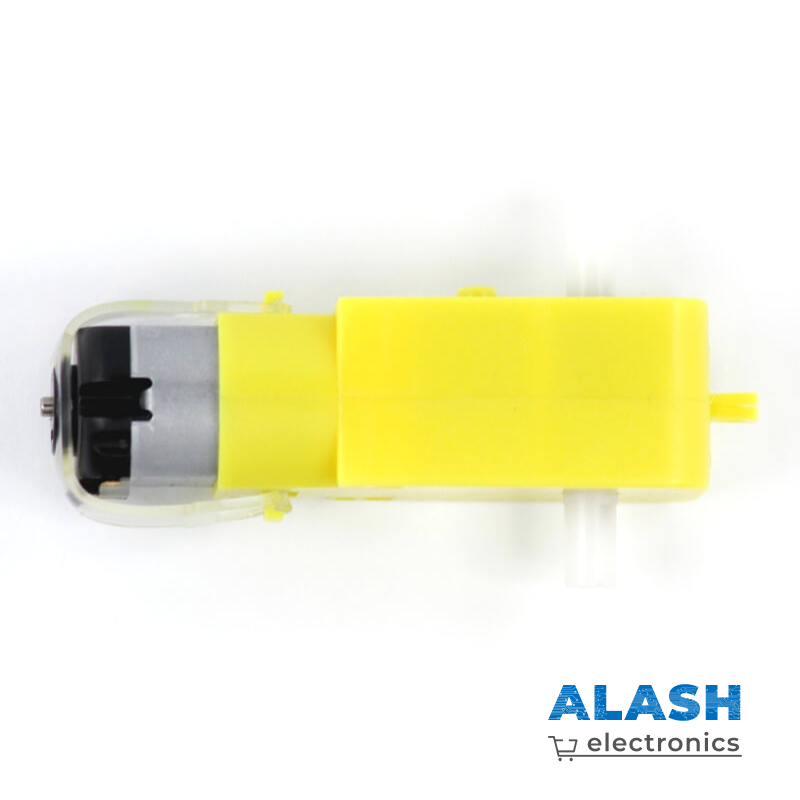 Двигатель с редуктором двухосный