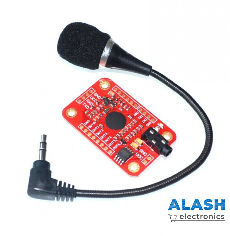 Микрофон Elechouse Voice Recognition Module v3.1: модуль распознавания голоса