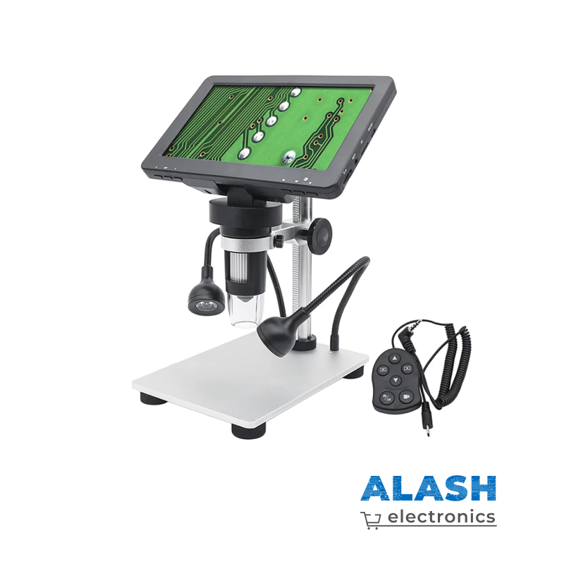 Электронный микроскоп DM9, 7-дюймовое увеличительное стекло с вращающимся экраном-bf