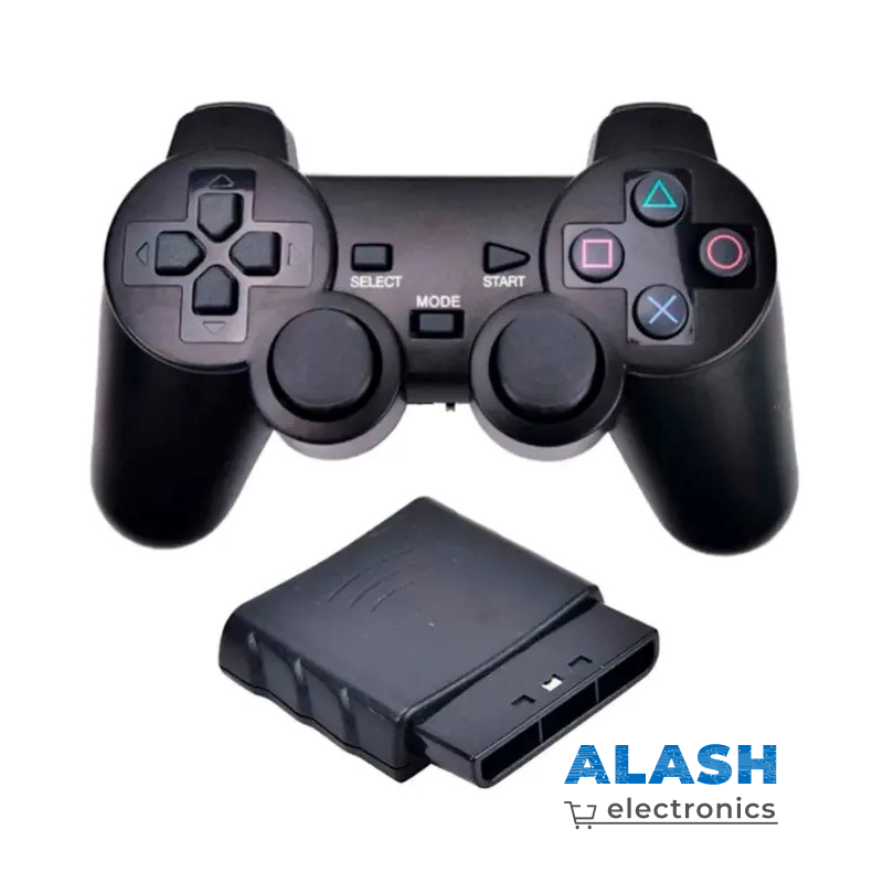 Геймпад беспроводной для Playstation 2 Wireless (PS2, 2.4G , черный) джойстик