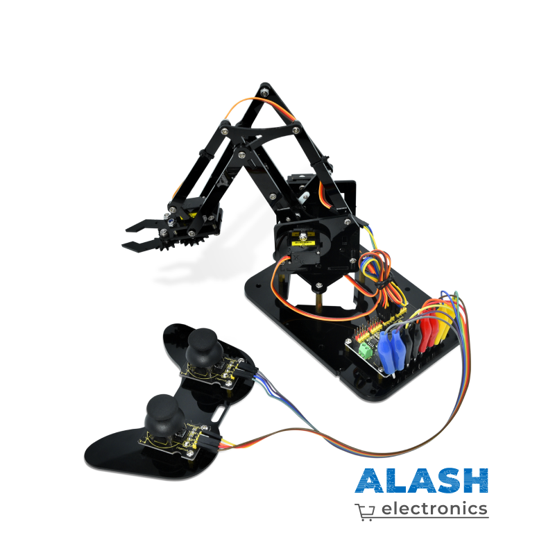 Keyestudio 4DOF Акриловые игрушки Робот Механическая рука Коготь Комплект для Arduino DIY Robot
