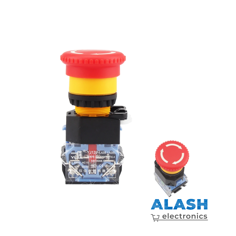 Кнопка аварийного выключателя с грибовидной головкой YJ-139-LA38