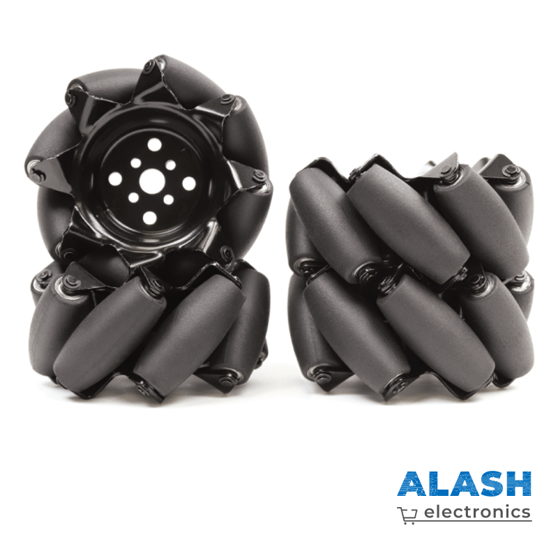 Колёса Mecanum YFROBOT 76 мм — всенаправленные колёса для роботов, Arduino и STEM-проектов