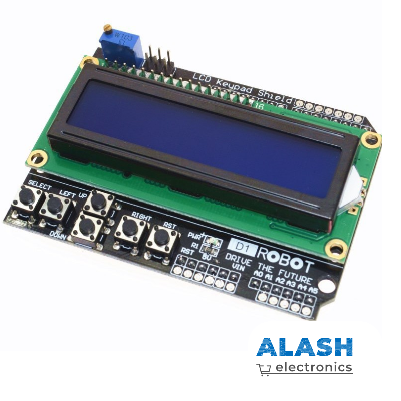 Модуль Arduino, дисплей LCD1602 + клавиатура