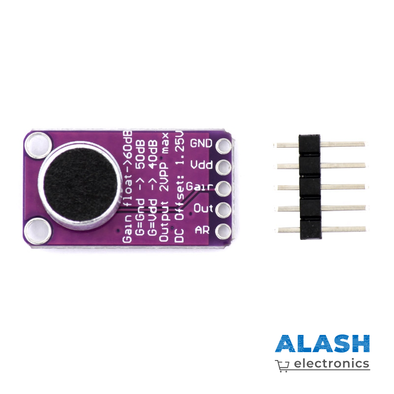 Модуль микрофона с усилителем MAX9814