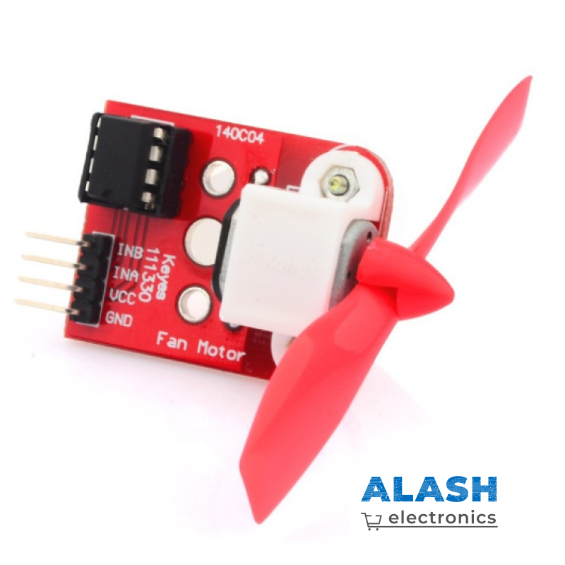 Модуль мотора с пропеллером и драйвером двигателя L9110(Модуль вентилятора)