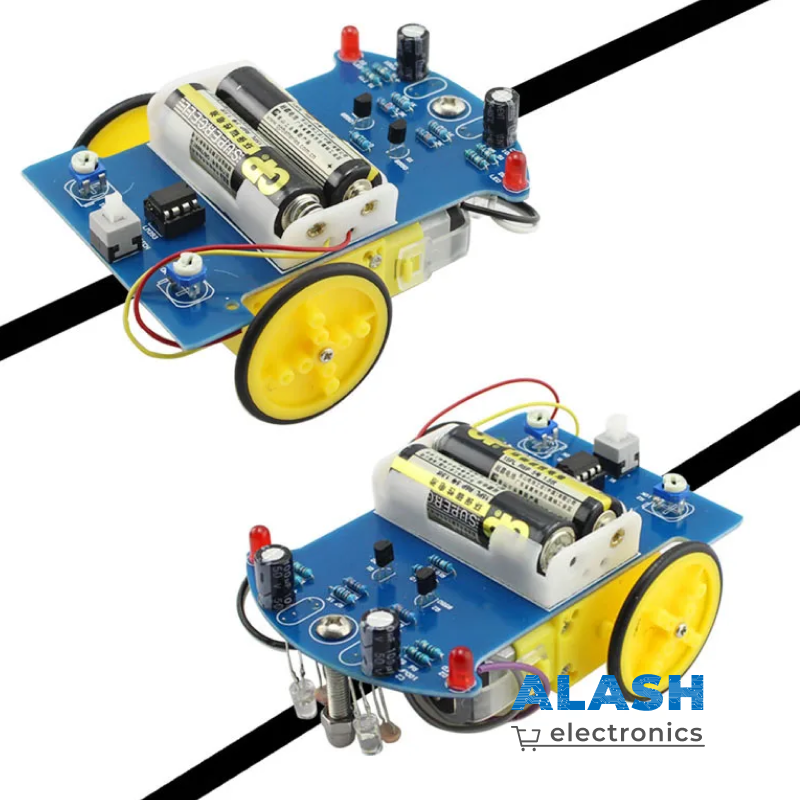 Радиоконструктор: Робот с отслеживанием черной линии