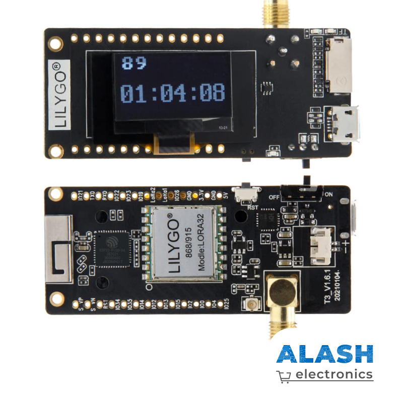 Плата LILYGO LoRa32 ESP32 868 МГц с OLED-дисплеем 0,96", Wi-Fi, Bluetooth, SD-картой — модуль TTGO Paxcounter для IoT и Arduino