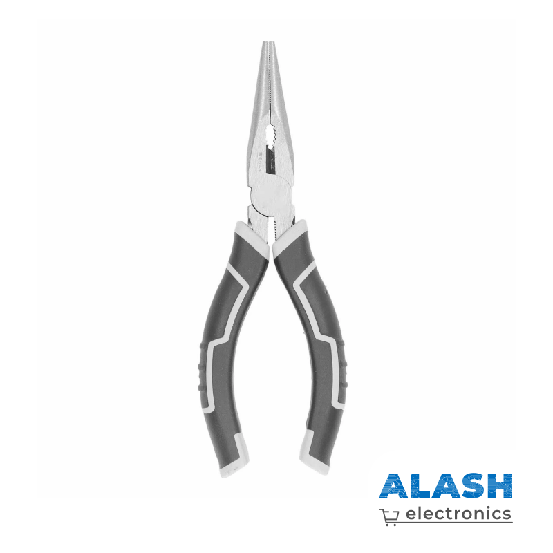 Плоскогубцы длинногубцы 6" — универсальные тонкогубцы с изолированными ручками для электроники, ремонта и радиомонтажа