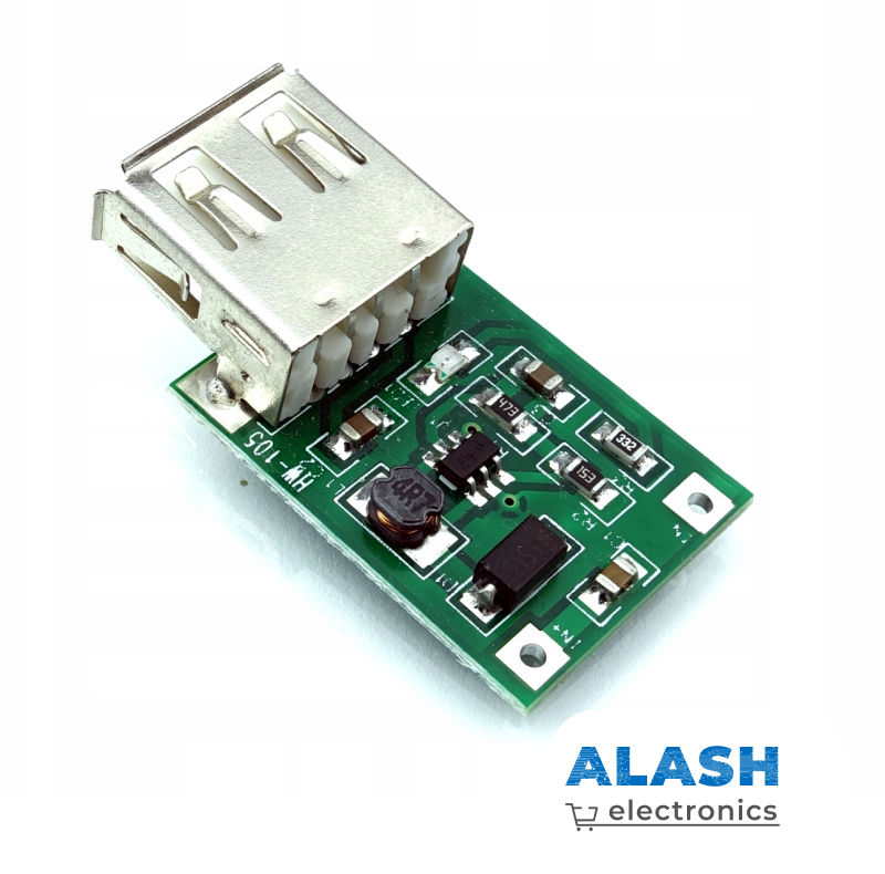 Повышаюший DC-DC преобразователь с USB выходом (2-5В->5В. 1200мА)