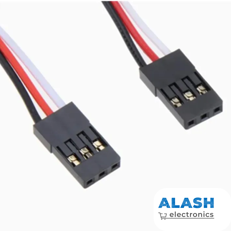 Провод мама–мама 3-pin, длина 30 см — кабель для подключения датчиков, модулей и Arduino