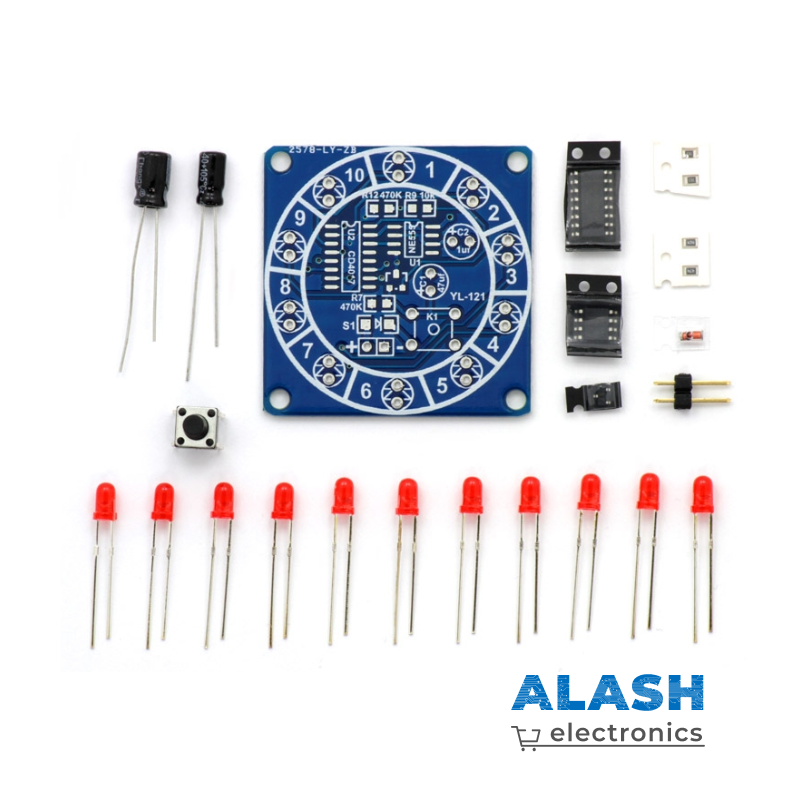 Радиоконструктор: Бегающие по кругу огни