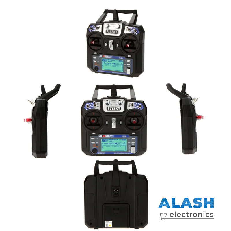 Радиоприемник FLYSKY FS-i6, i6, 2,4 ГГц, 6 каналов, передатчик AFHDS с iA6B, X6B, A8S, R6B, iA10B, RX2A, для радиоуправляемого дрона FPV