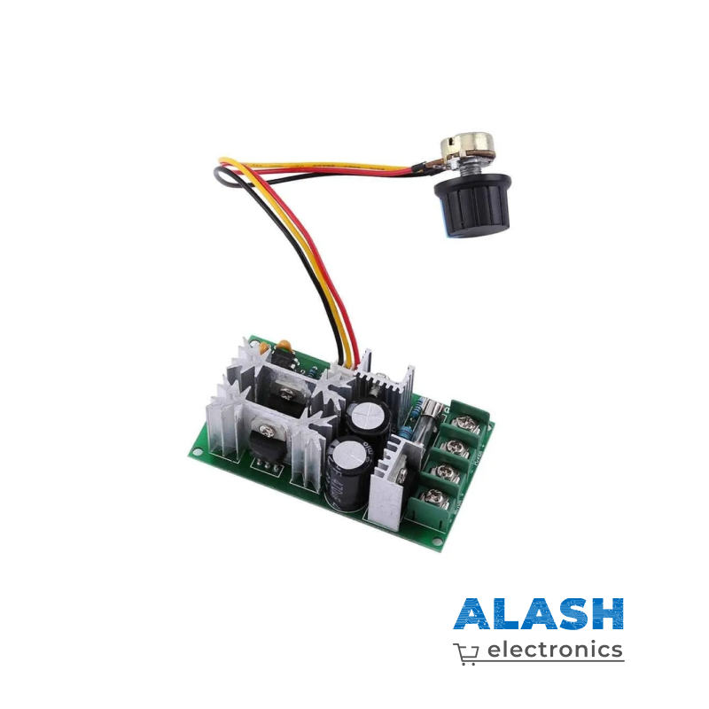 Регулятор мощности оборотов вентилятора, двигателя 20A; напряжения 12 Вольт, диммер постоянного тока; изменения освещенности; нагрева, ШИМ: PWM. 9-60 B