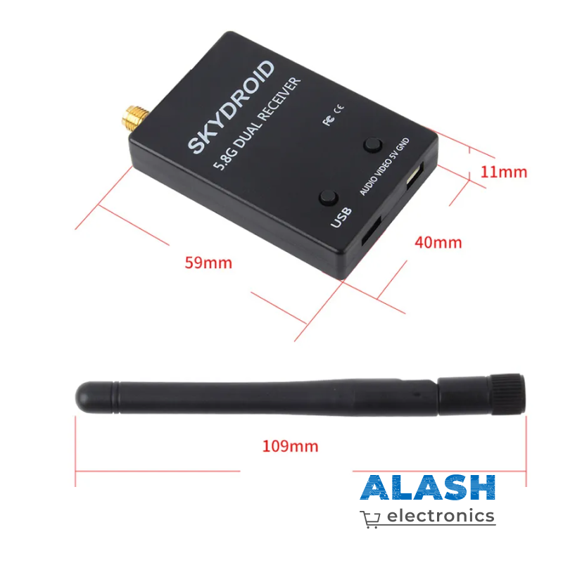 Skydroid UVC Одноуправляемый мини - FPV приемник Черный OTG 5.8G 150CH