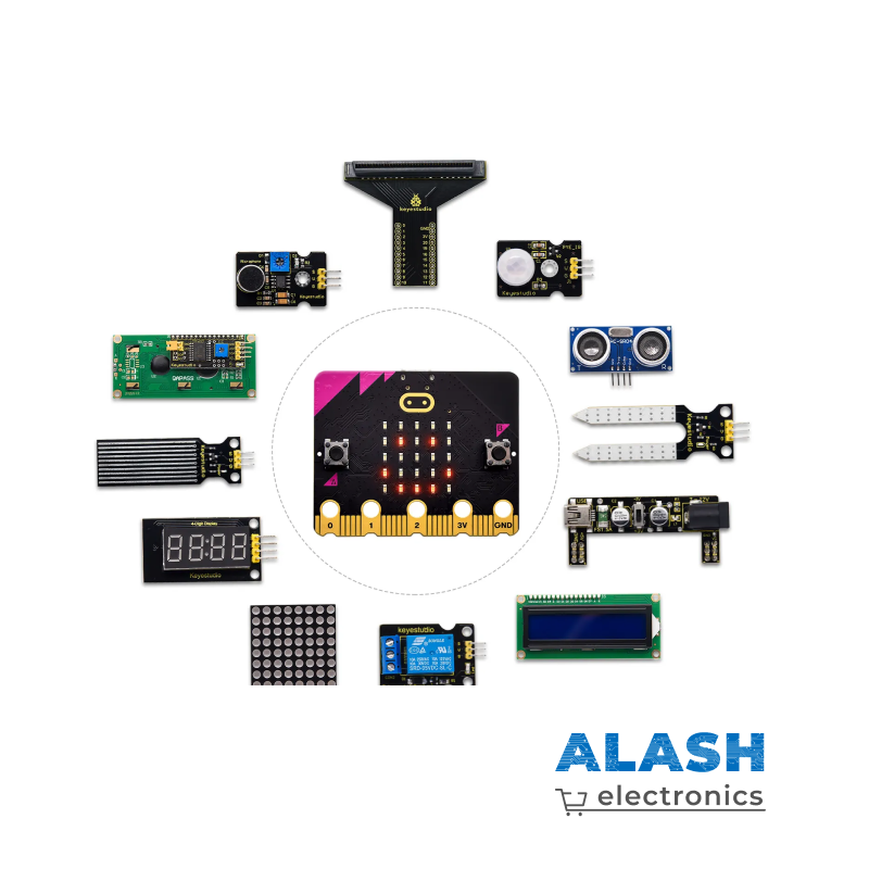 Стартовый комплект базового сенсорного модуля Keyestudio Micro bit Без платы Microbit