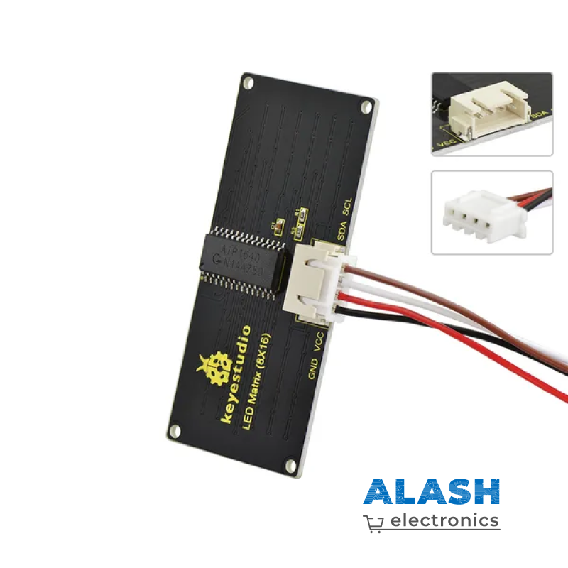 Keyestudio Светодиодная матрица 8х16, RGB, 5050