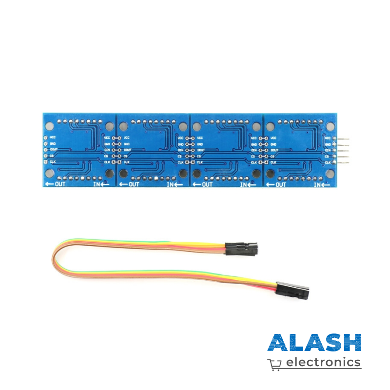 Светодиодная матрица 8х8 MAX7219 (4 сегмента)