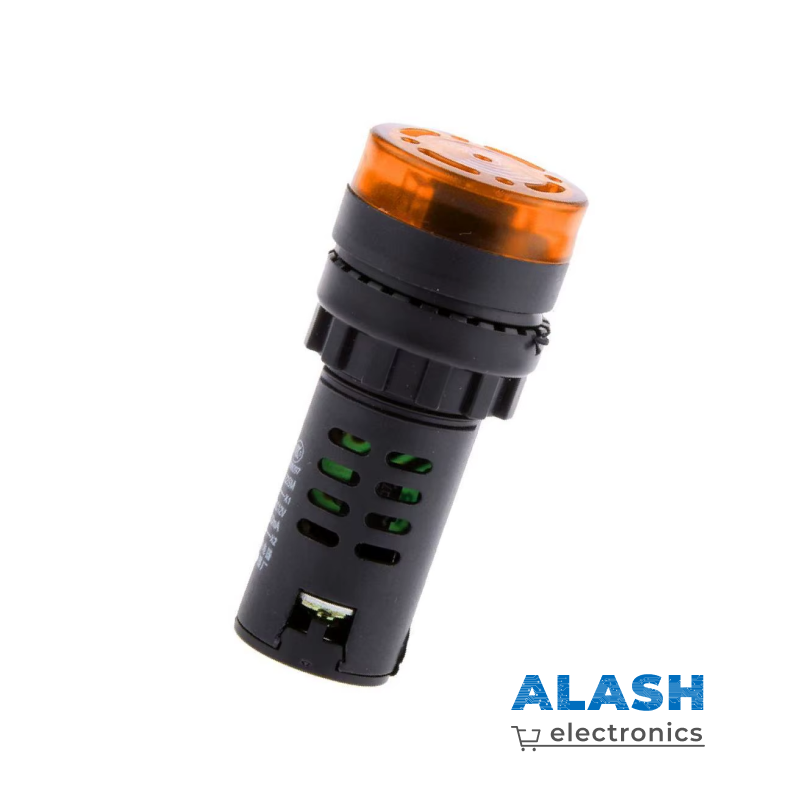 Светозвуковой индикатор AD16-22SM, 220 В, желтый