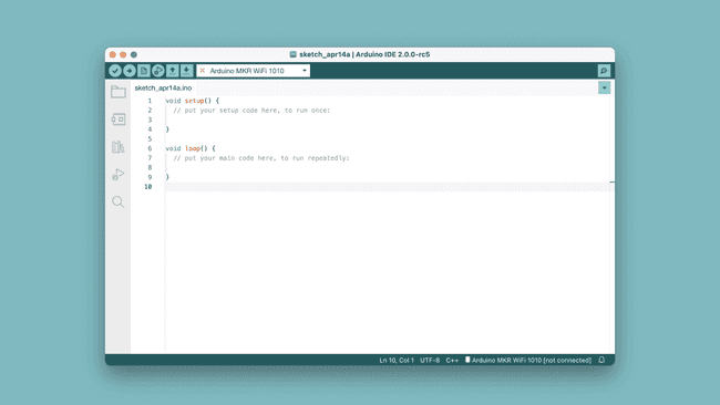 Новая Arduino IDE.
