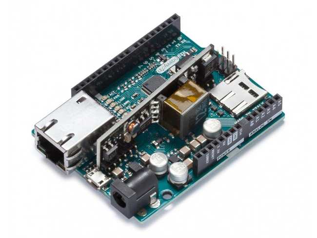 Плата Arduino Leonardo ETH с PoE