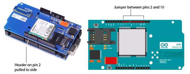 Подключение GSM-шилда к Arduino Mega