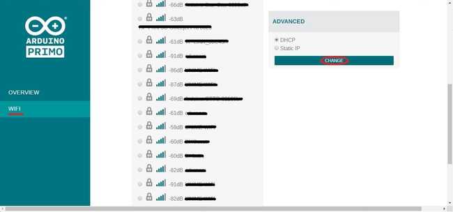 Настройка DHCP/Static IP