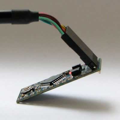 Arduino Pro Mini подключён к FTDI кабелю