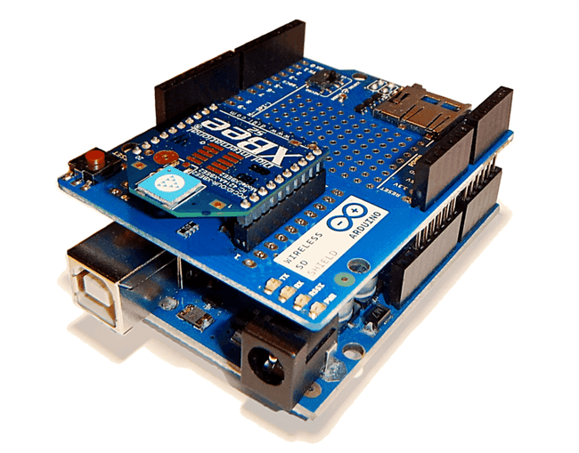 Arduino Uno с XBee Series 2