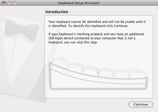 Уведомление о клавиатуре OSX