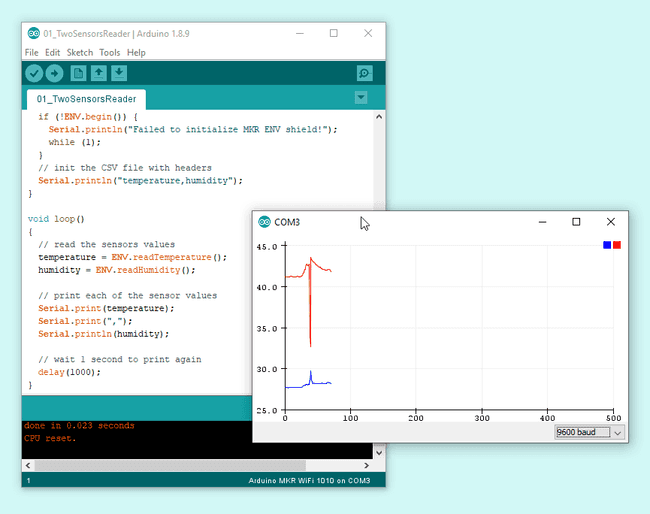 Serial Plotter из офлайн Arduino IDE