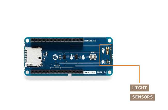 ENV Shield с выделенным датчиком освещённости