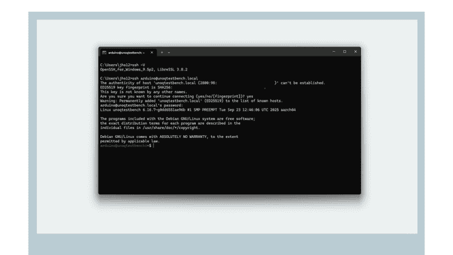 Подключение через SSH