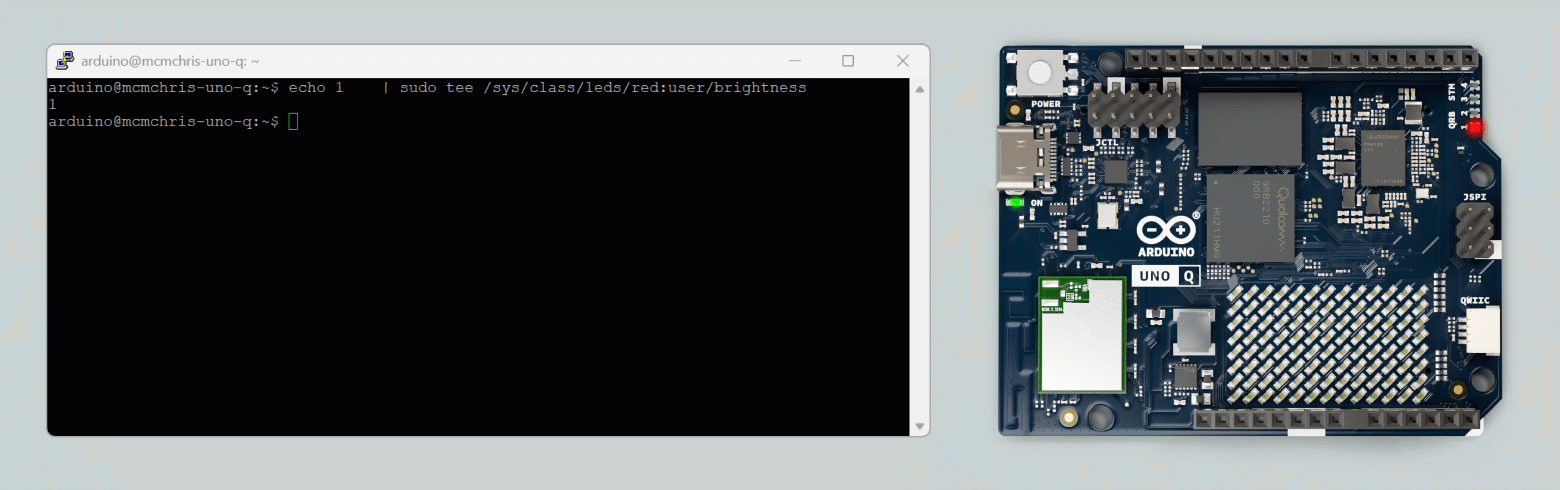 Управление светодиодами через Linux