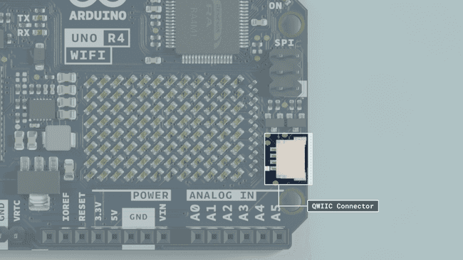 Разъём Qwiic на UNO WiFi R4