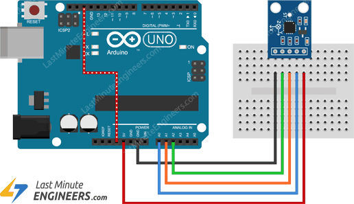 Как работает акселерометр? Подключение ADXL335 к Arduino