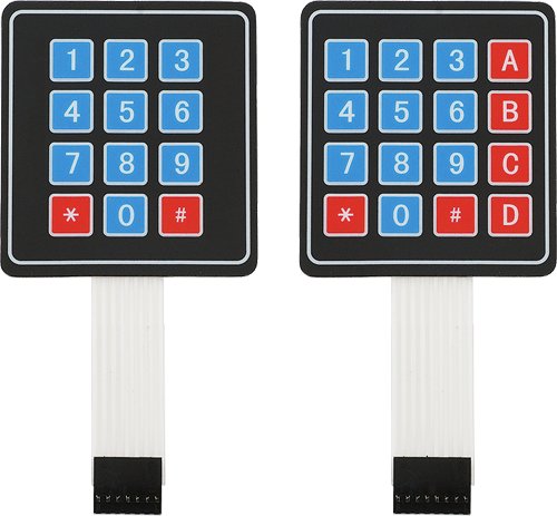 Подключение мембранной клавиатуры 4×3 и 4×4 к Arduino