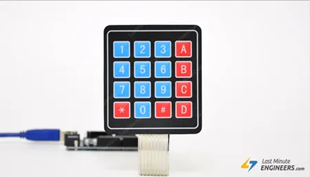 Подключение мембранной клавиатуры 4×3 и 4×4 к Arduino